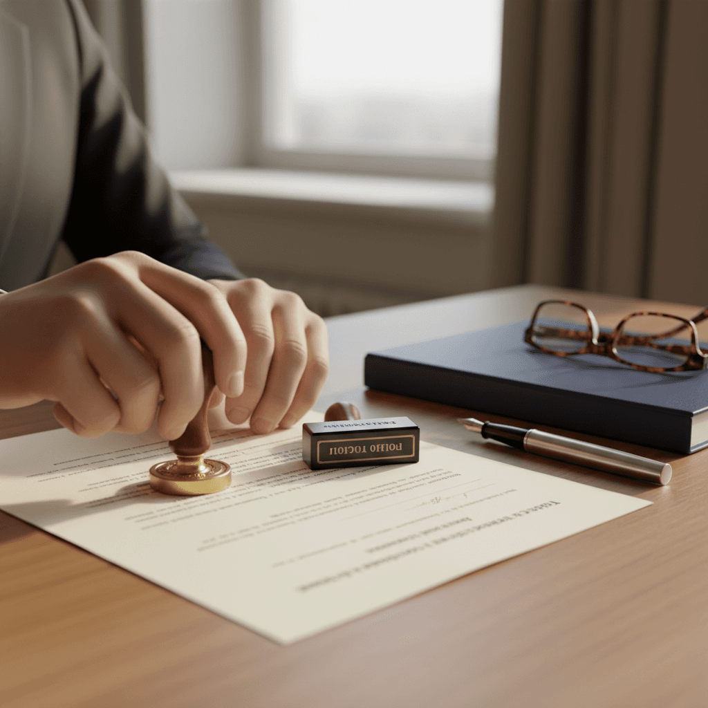 General notarization process